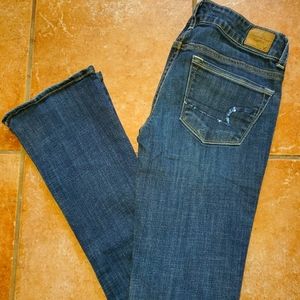American Eagle~Stretch~skinny kick dark denim